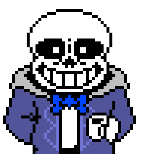 [11a9d7] -looks at the war going on and sips coffee- -Bullet Hell Sans