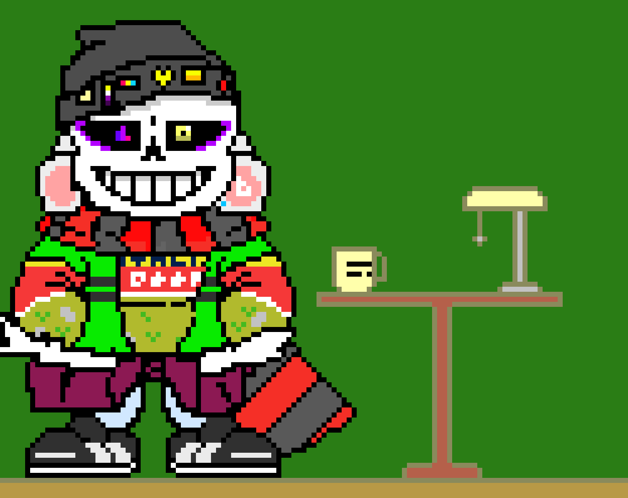 [520568] ...Who is the sans in the yellow scarf thingy? He looks cute for some reason...