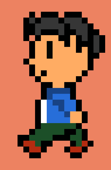 [14f302] Casual Me Walking left - Left Foot