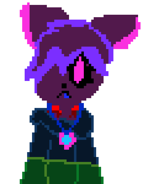 [904ba9] this is asreail mix with sans and frisk and a cat.