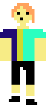 [9664c4] Maze game character right walk