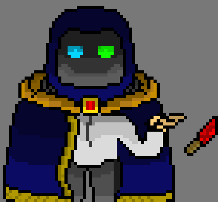 [ca8ee4] Goes to Benjamen and dibs his knife into something that looks like poison and lifts it a bit with the blade part on top of where he was hit then some liquid drips out and heals him.