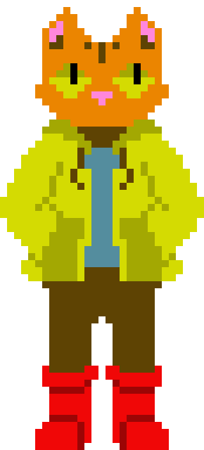 [9664c4] Pixel Cat (Limited Colors)