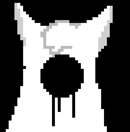 [c91422] *It twiches it ears, and its amorphous skin comes off and onto your skin*