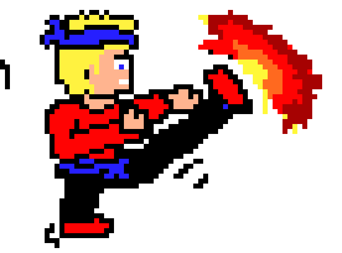 [9e6d11] Player2kickhit