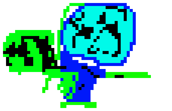 [2b3761] SwapPlants Peashooter and Ice Pea Sprite
