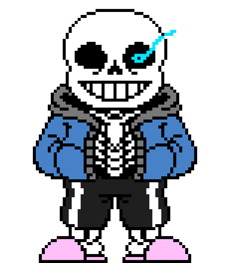 [d082ec] *they find sans in the judgement hall fighting his human