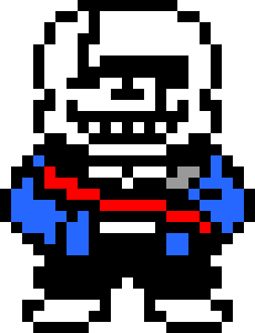 [f6aff7] Undertale Last Breath Sans Phase 2.5 Pixel Art