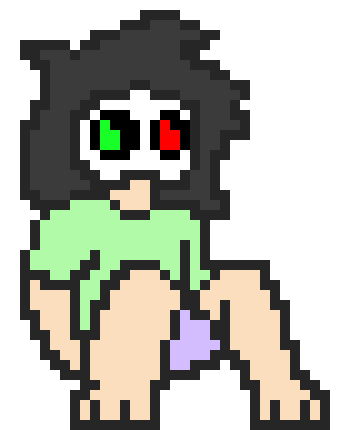 [583245] -Just existing sitting in a very bizarre way-