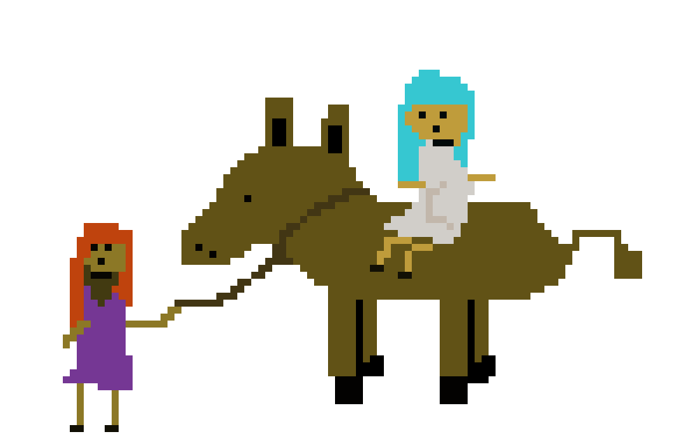 [a0cb55] Mary on the Donkey