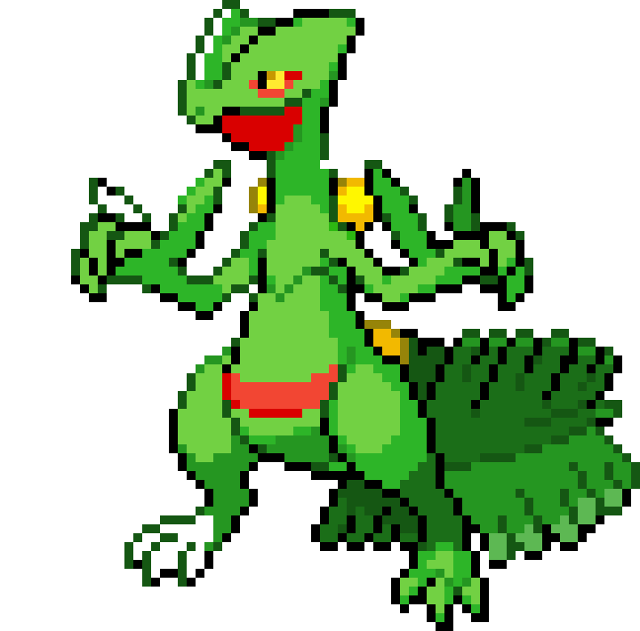 [a79e3c] Back with an almost finished Sceptile, what did I miss? - Jade