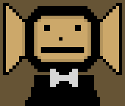 [c65169] |~| Brush turned to Bendy, a bit scared |~|