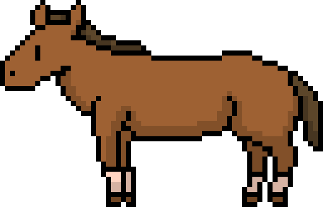 [9065f5] Pixel Horse