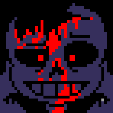 [7ce906] *(He'd forget about the recolors.) -HorrorTale Sans