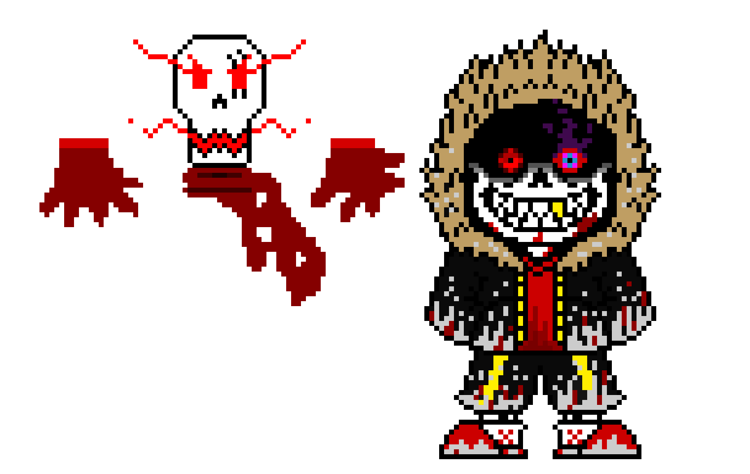 [92ce10] Dustfell sans&papyrus
