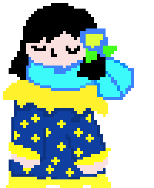 [904ba9] clims up tree makes  a blaket with leaves and fall asleep on top tree