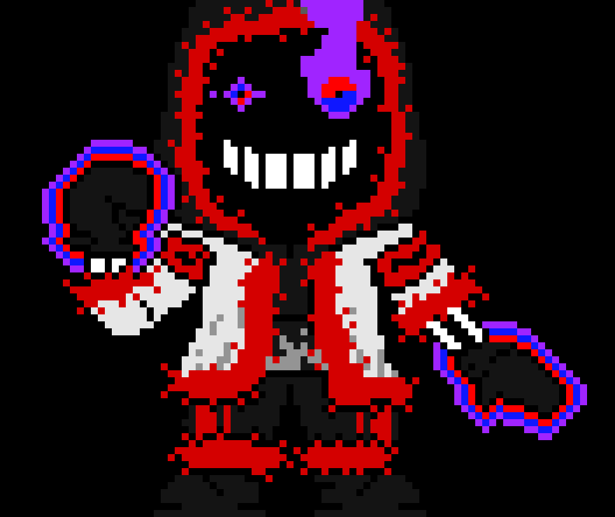 [be2951] true determination dust sans-is watching from the shadows and when someone sees him he disappears-