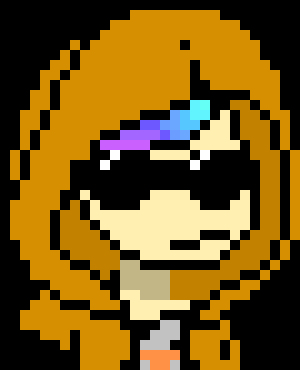 [f455be] *Walks in, a shine on his glasses.*