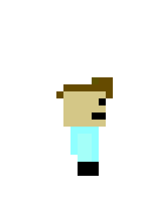 [9664c4] Pixel Game Charachter (Sideways View)