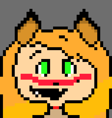 [405e37] Eve Foxx: *She would gasp and her eyes widened* Oh! Looks like someone got excited~. *She would get on her knees and rub his buldge, licking the buldge to excite it*