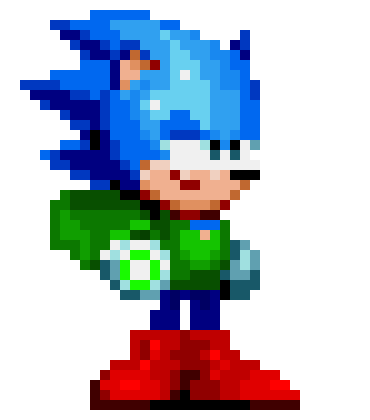 [0b51d0] Can you make them a Sonic OC? It's kinda lonely here- (Blitz)