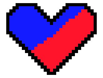[19d37b] Half heart