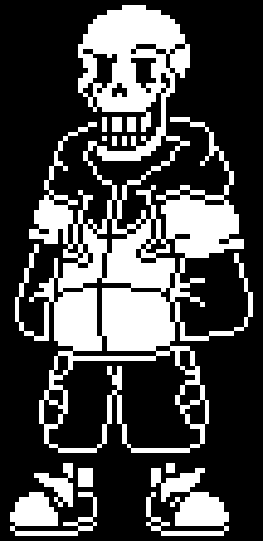 [4db866] TS! UnderSwap Papyrus Battle Sprite.