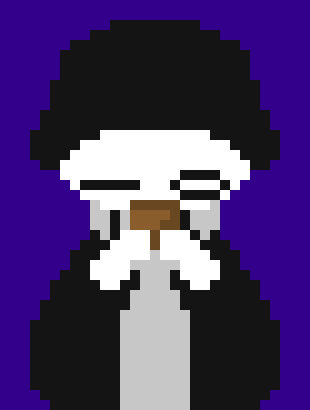 [10f492] * One of his eyes peek open, like he was lightly surprised, but he would shake his head, implying that he doesn't want any.