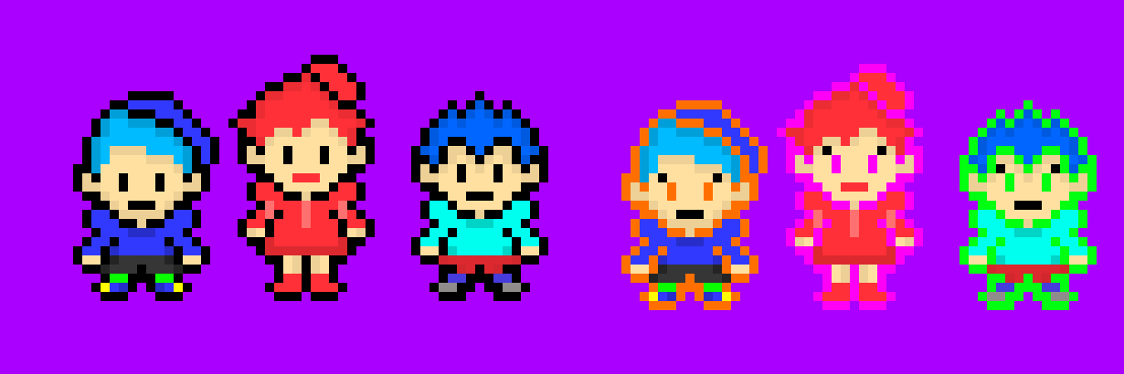 [7a18d3] Father/AdventureBound Beginnings Sprites (James,Nancy,Mike)