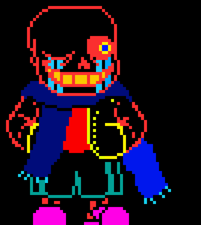[2fe70b] gaster's hands and the gaster blaster your going all gaster