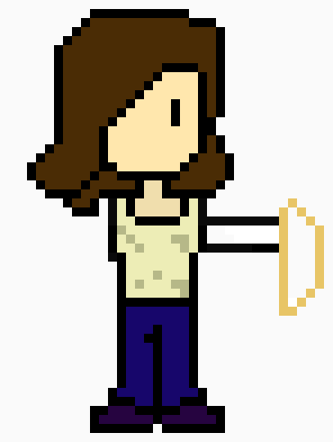 [9664c4] scratch pixel girl
