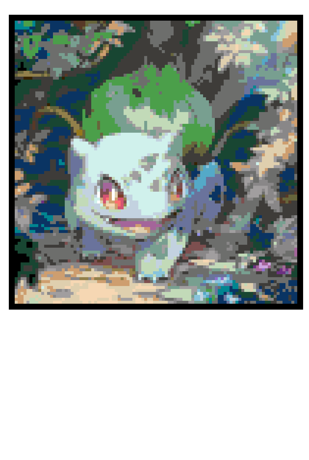 [6200ba] Bulbasaur Card Art