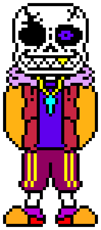 [d6b045] Fell!Stare: *He grabs Poppy Sans' arms and rips them off