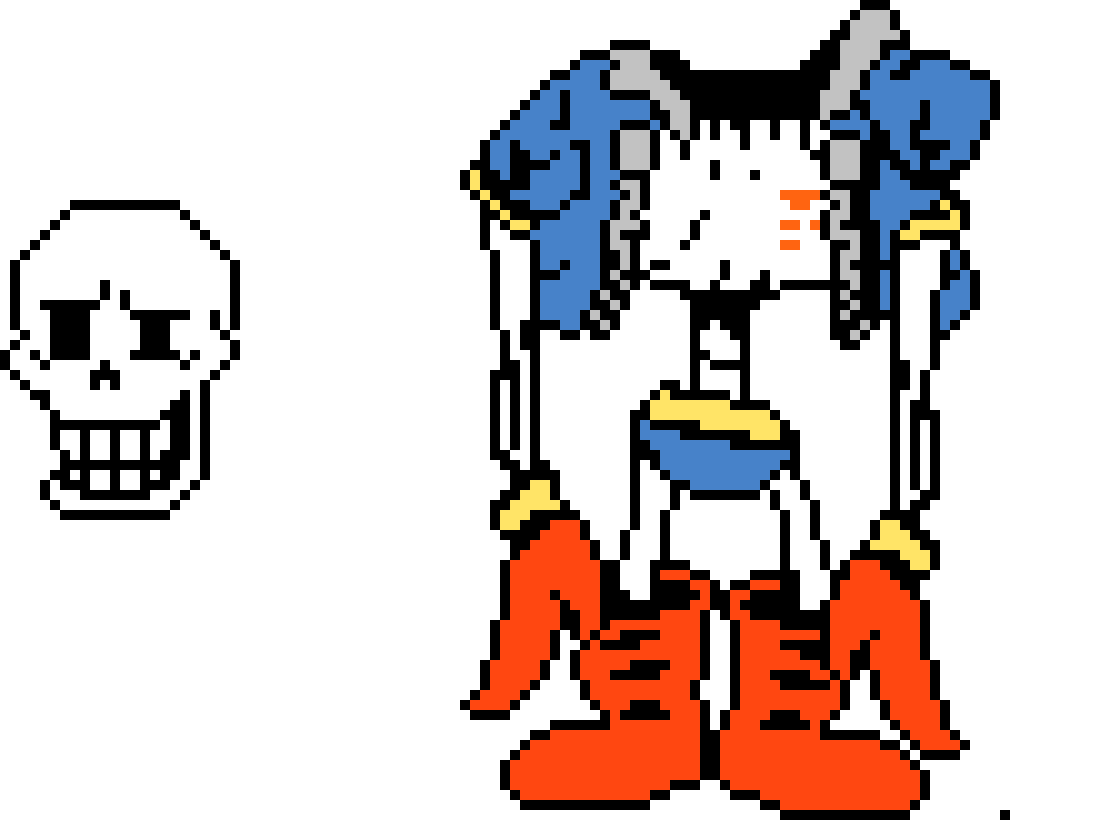 [af4498] Disbelief Papyrus Phase 4 Battle Sprite.