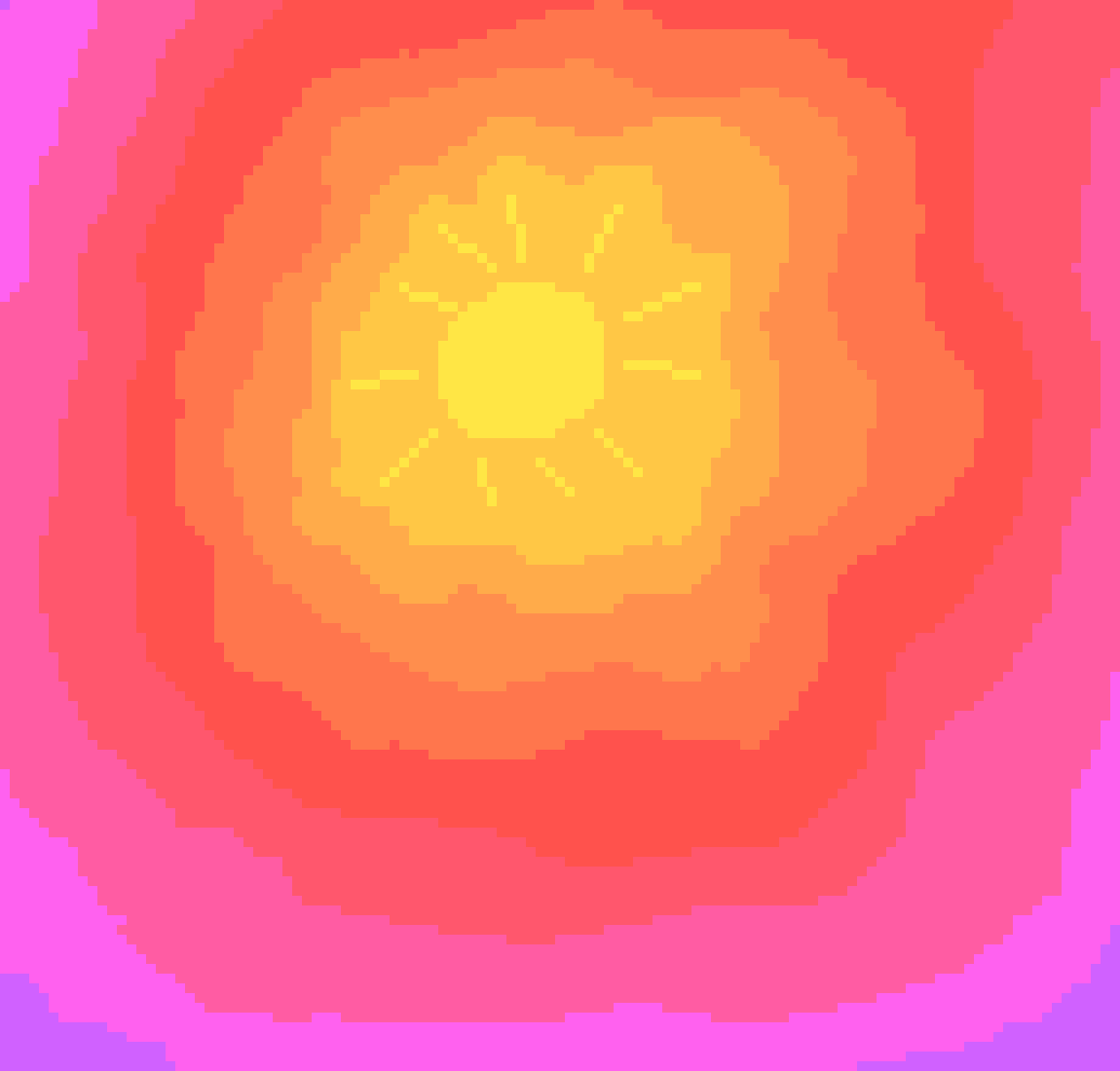 [152734] rainbow sun