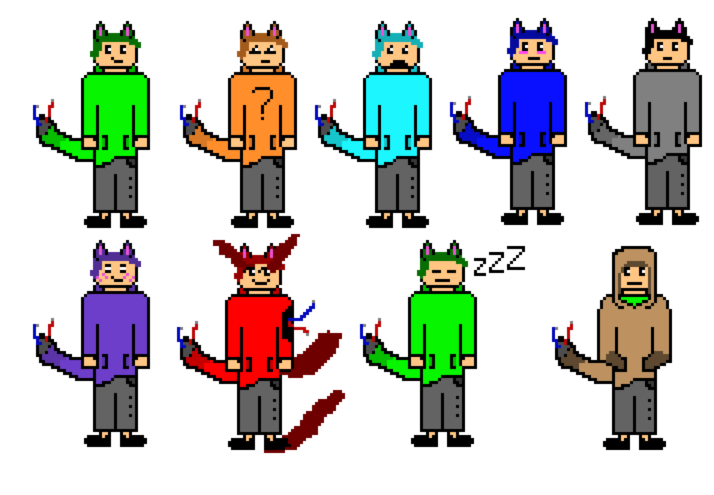 [3a33bd] Does anyone know how to make my sprite better?-Speck