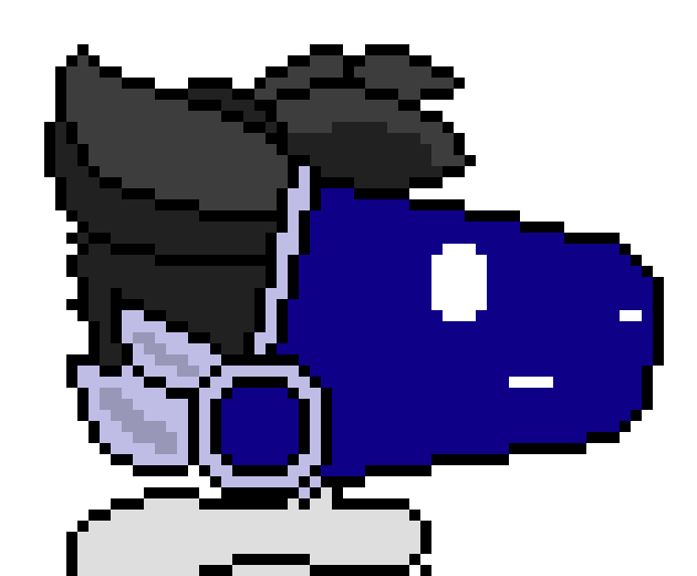 [0b51d0] -He walks in, and looks around.-