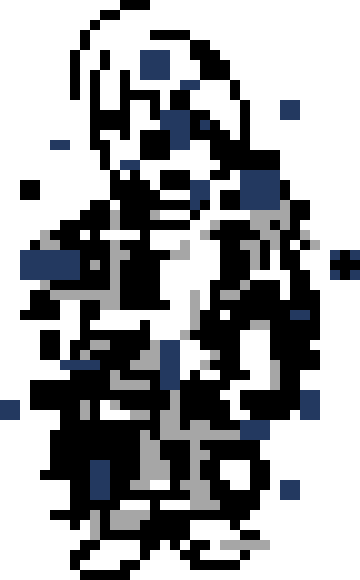 [b36413] *The moment he comes in contact with the portal, he glitches and flickers until he completely passes through.