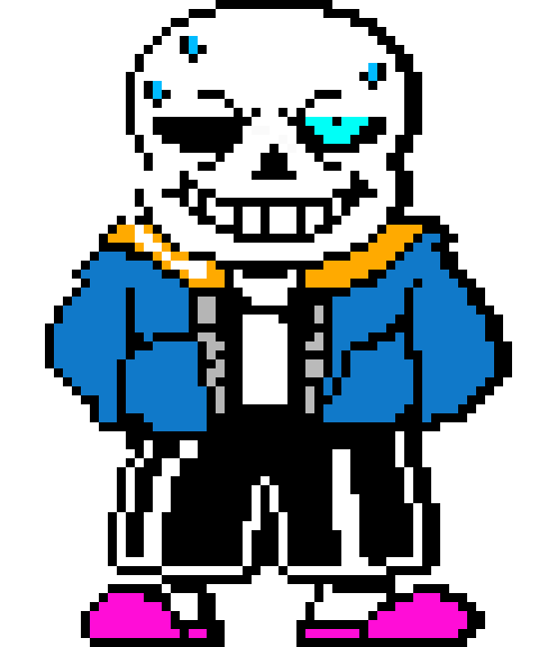 [9664c4] Sans Sprite (Bad Time Battle Sprite) My Version