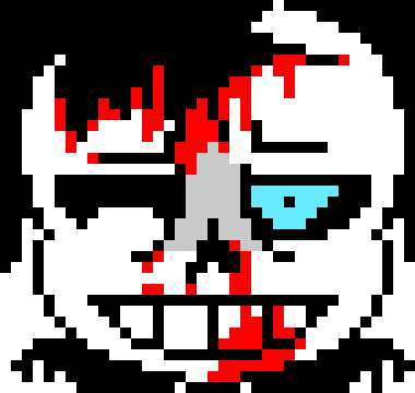 [7ce906] I-I would like for you to keep some distance, please? *(Demented tried to think of something.) -Demented Sans