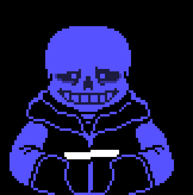 [55e4e5] -walks up to ss chara and holds out hand- Heya...Nice to meet someone new..-you could tell he's depressed- -Negatale Sans
