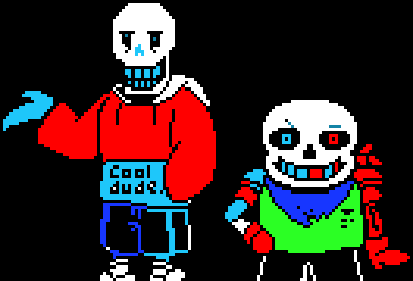 [6f4be8] cosmosickswapswapswapzrezTNR PAM Sans and Papyrus