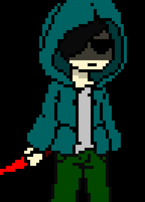 [8d9029] *he takes a step at a grape fruit and after an instant, he's in front of it, and the grapefruit is cut into slices.*