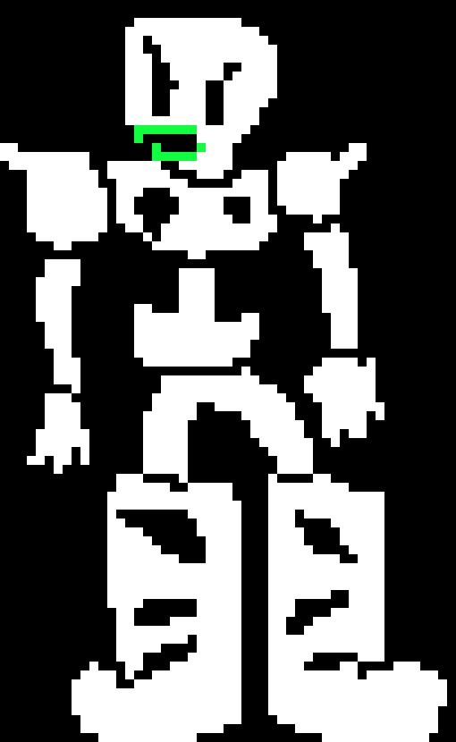 [9664c4] underground Papyrus battle sprite