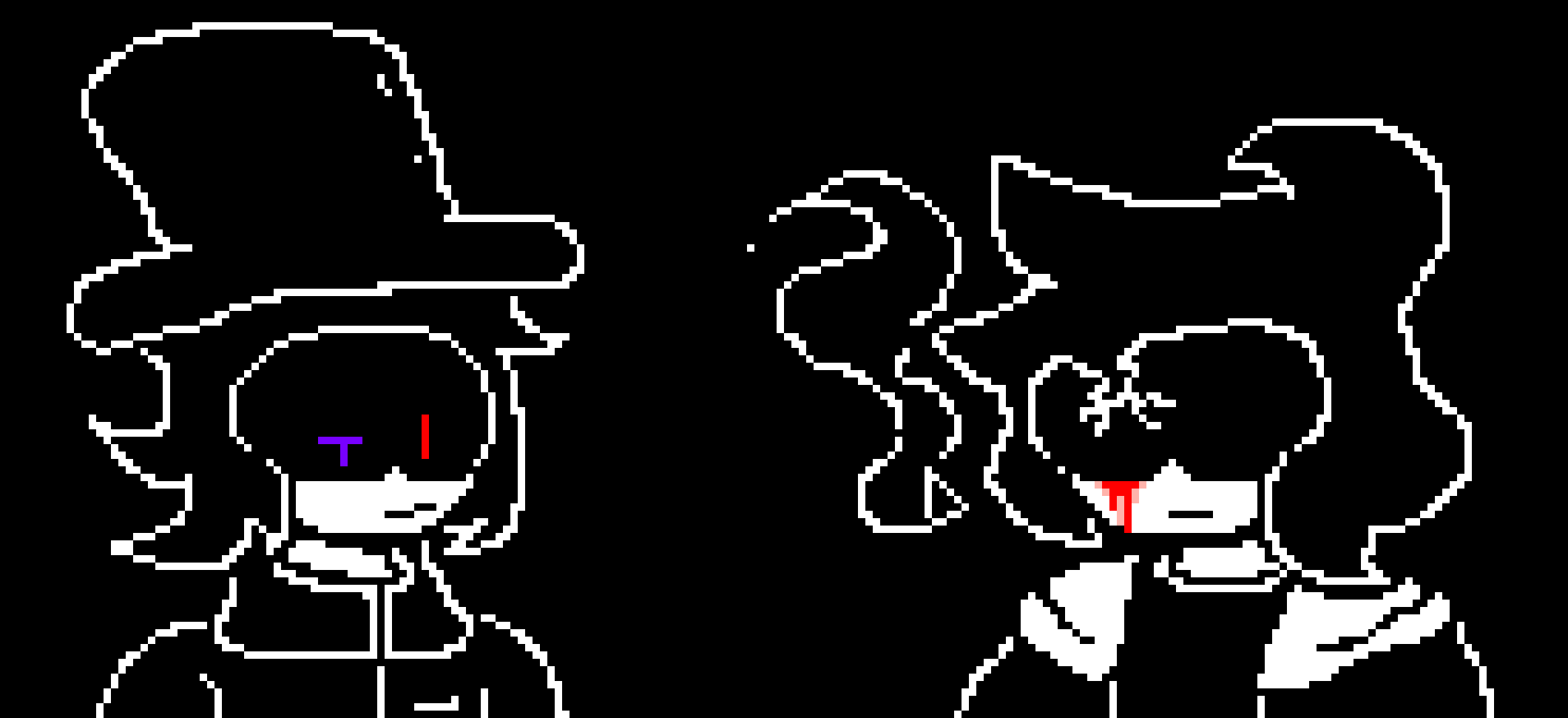 [e8dd50] Dunno, he seems to have a large crack in his visor and he's bleeding from there, and his right forearm is ripped off, and spilling a lot of blood.