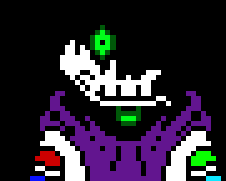 [c7b058] *Multiple versions of himself appear around spinverse and attack him with bone swords*