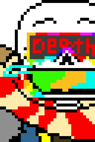 [017444] Corona virus mask- Fresh!Ink sans