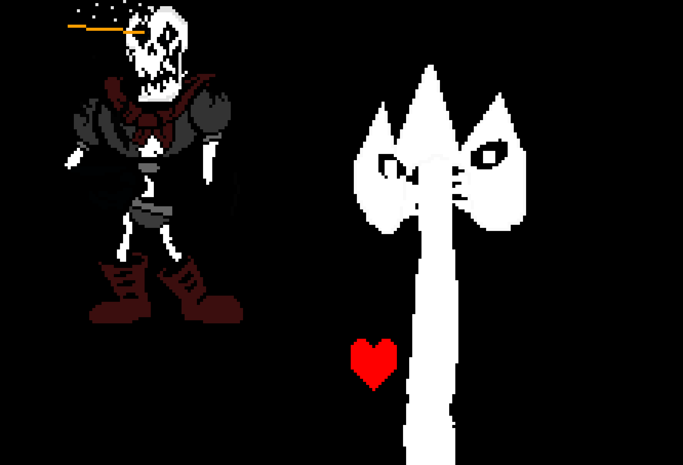 [e4f013] Undertale-revenge Papyrus sprite(phase 4.5)(hard mode)