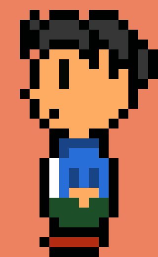 [14f302] Casual Me Facing Left - Standing