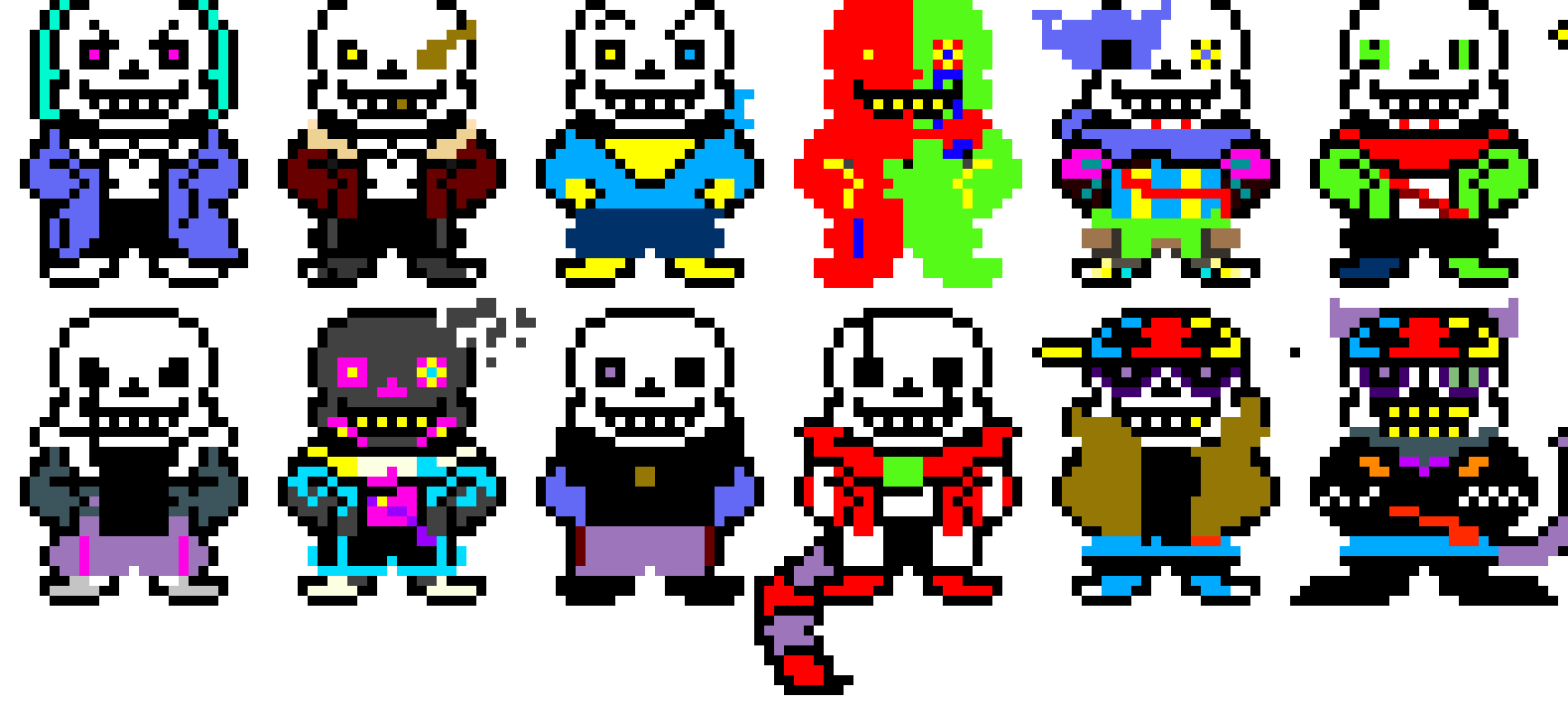 [bf6c17] Sans AU Sprites